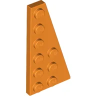 Wedge Plate 6 x 3 Right / Orange