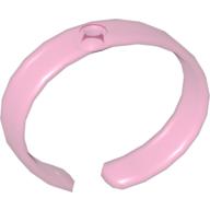Lego Clikits Bracelet, Bangle with Hole / Trans-Dark Pink