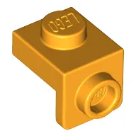 Bracket 1 x 1 - 1 x 1 / Bright Light Orange