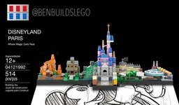 Dísneyland Paris skyline
