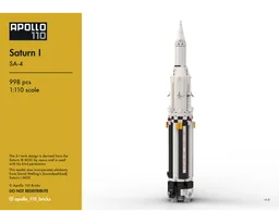 Saturn I – SA-4 [1:110 scale]