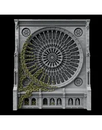 Abandoned Gothic Cathedral Facade (Part 1)