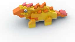 11011 Dinosaur (orange)