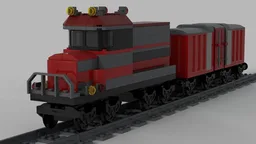 Little Red Cargo train