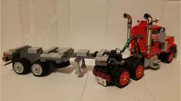 Mack Superliner and Skeleton Trailer