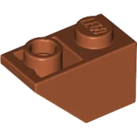 Brick Sloped Inverted 45° 2 x 1 / Dark Orange