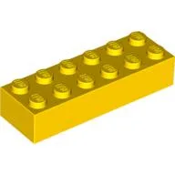 Brick 2 x 6 / Yellow