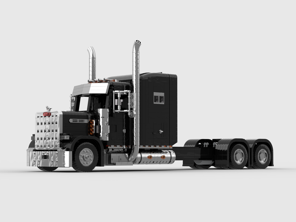 Lego Peterbilt-379 Long size Semi-truck