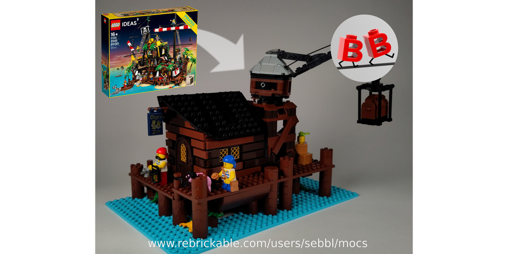 Lego 21322: Imperial Guards' Tavern and Port - Pirate World: Part 3