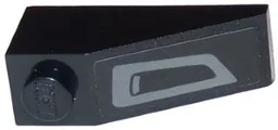 Slope 33 3 x 1 with Front Grille / Bumper / Air Intake Pattern Model Left Side (Sticker) - Set 75875