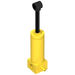 Pneumatic Cylinder with 1 Inlet Medium (48mm) / Yellow
