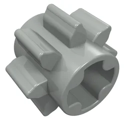 Technic Gear 8 Tooth / Light Gray