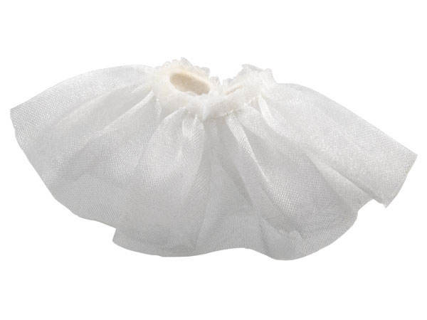 Lego Belville, Clothes Skirt Short, Sheer - 3cm Length / White