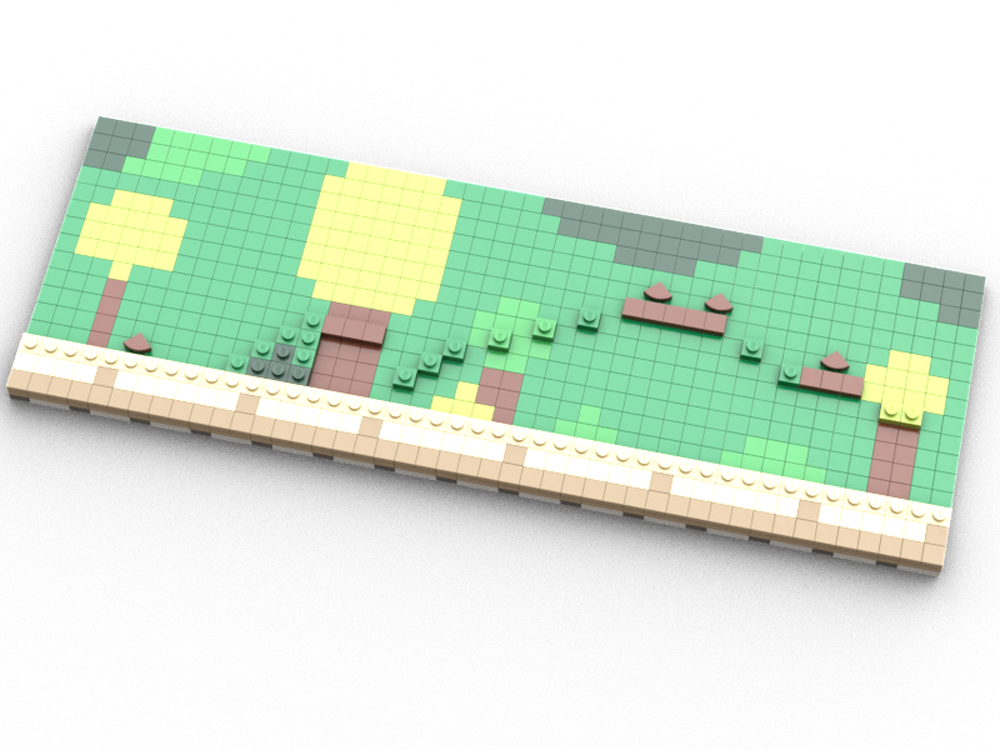 Lego nes-mod super mario bros: forest