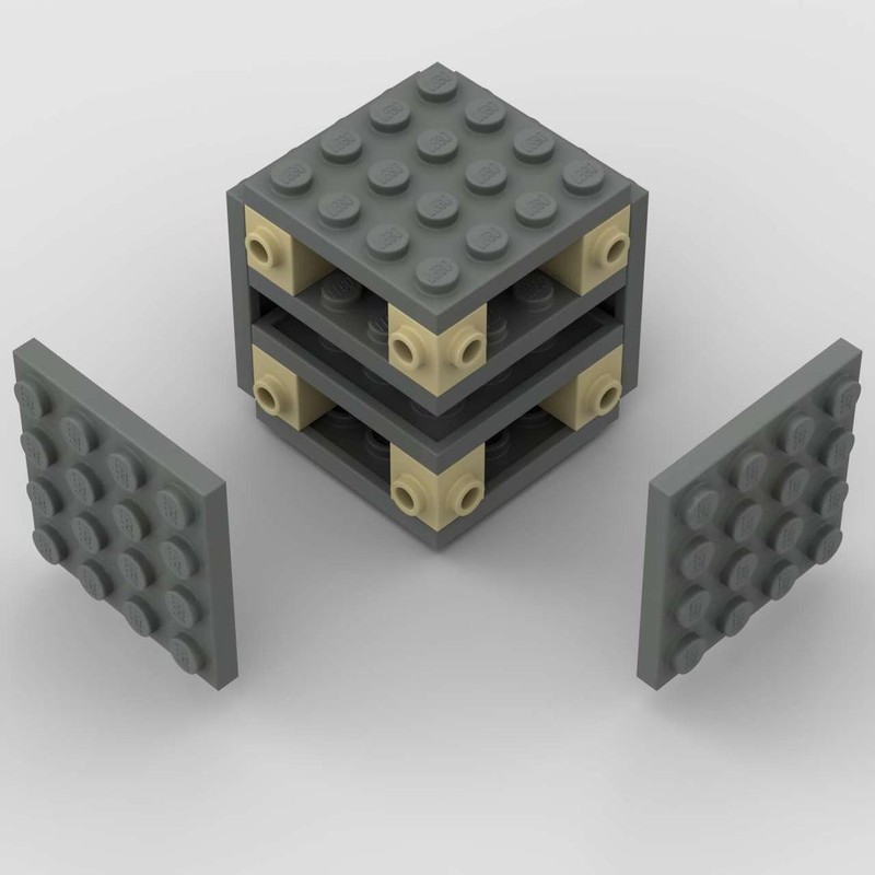 Lego Dice - GRAY - 4x4- LITE
