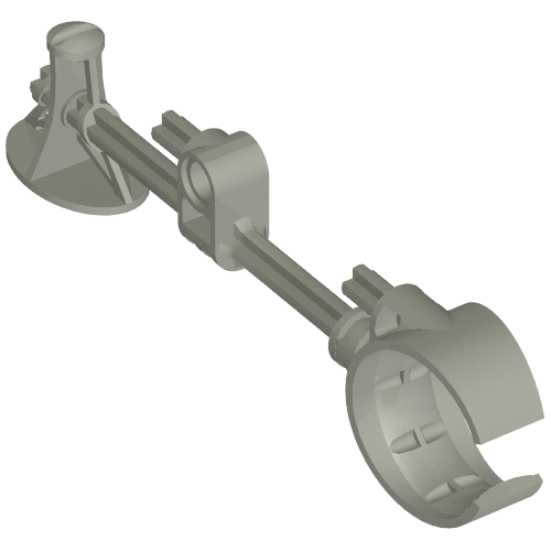 Lego Large Figure Weapon, Matoran Kolhii Stick / Pearl Light Gray