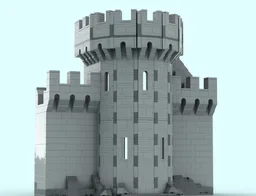 Half Round Wall Tower
