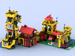 Yellow Lion Head Castle