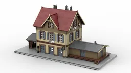 Train-Station Güglingen Bahnhof