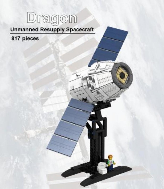 Lego SpaceX Dragon