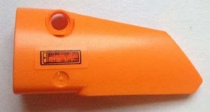Lego Technic, Panel Fairing # 3 Small Smooth Long, Side A with Direction Indicator Pattern (Sticker) - Set 8110