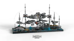 Micro Diorama : Starport Borgo