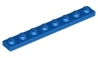 Plate 1 x 8 / Blue