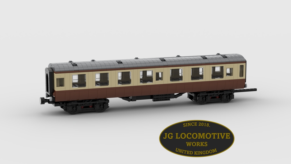 Lego British Rail Mk1 Blank Coach (7W)