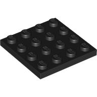 Lego Plate 4 x 4 / Black