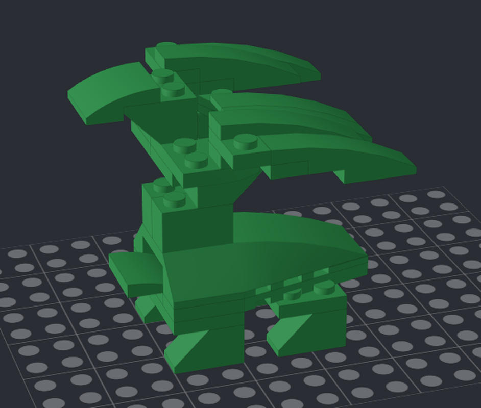 Lego Green Turtle and Bird 31058 2 to 1