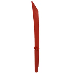 Weapon Sword, Big Blade with Bar / Red