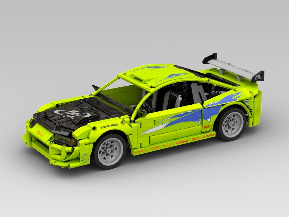 Lego Brian's Mitsubishi Eclipse (1:12) Fast and Furious [Manual]