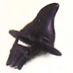 Duplo Hat, Pointed with Beard / Black