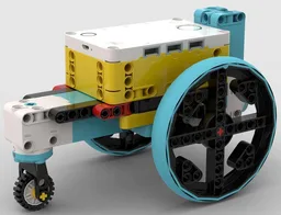 Spike Prime Tricycle with a differential (just add a differential)