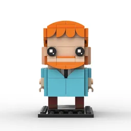 Dr Quest (Jonny Quest) Brickheadz