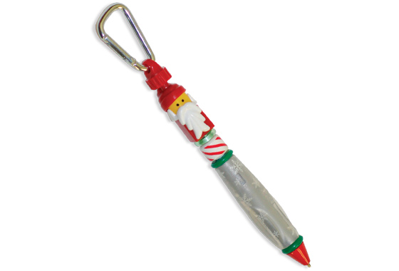 Lego Santa Carabiner Pen