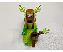 Deer with Tree Stump