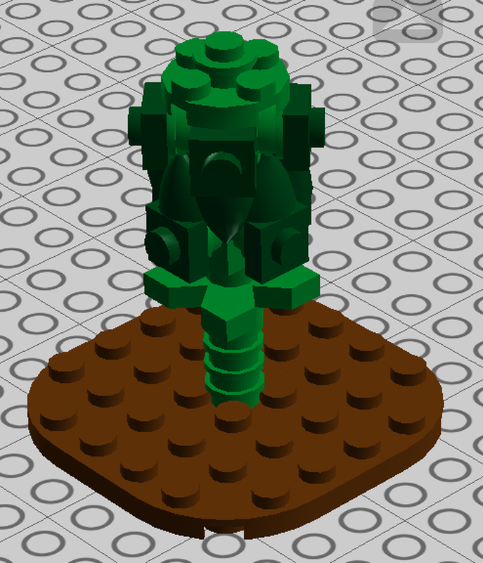 Lego Green Wild Flower