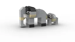 11016 Grey elephants