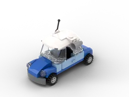 Little blue car