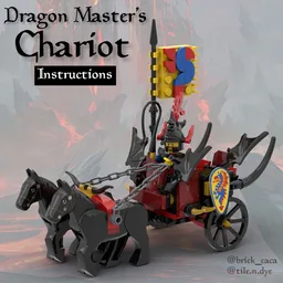 DRAGON MASTER'S CHARIOT - LEGO CASTLE MOC