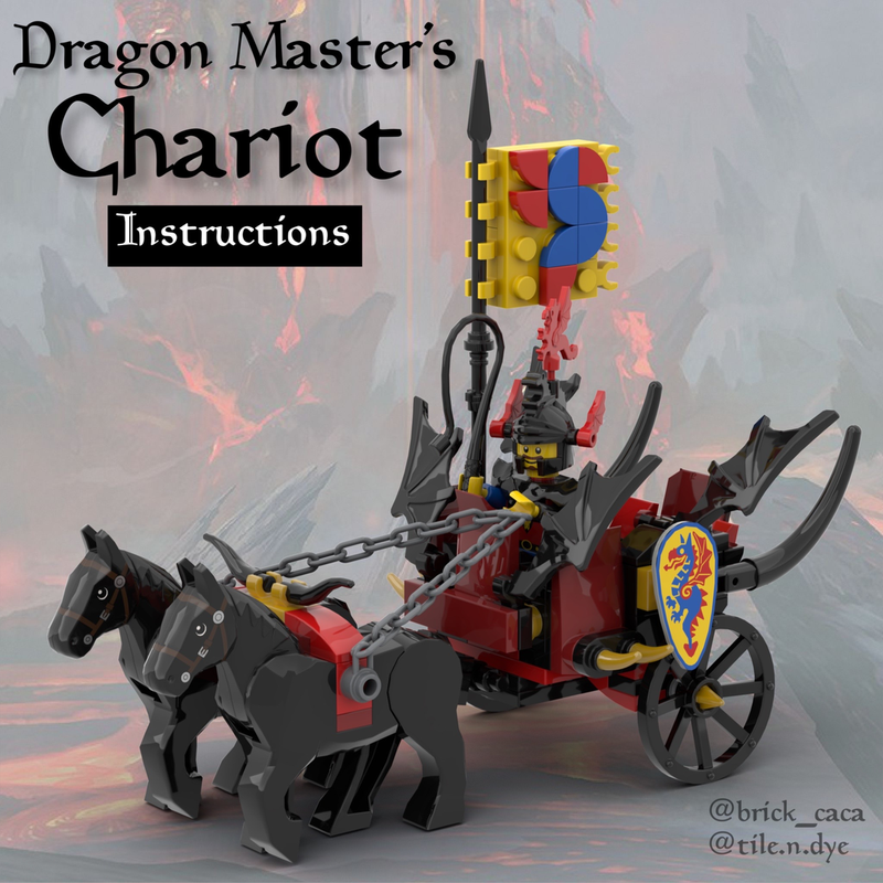 Lego DRAGON MASTER'S CHARIOT - LEGO CASTLE MOC