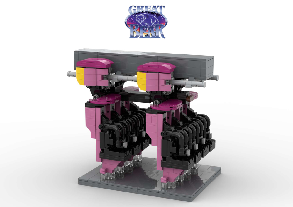 Lego ROLLERCOASTER - GREAT BEAR - HERSHEYPARK
