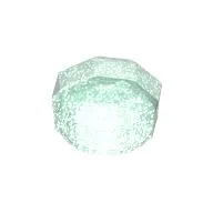 Plate Special 8-Sided Crystal/Gem 1 x 1 x 2/3 / Opal Trans-Light Blue
