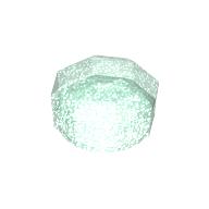 Lego Plate Special 8-Sided Crystal/Gem 1 x 1 x 2/3 / Opal Trans-Light Blue