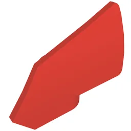 Technic Panel Fairing #8 3L Very Small Smooth, Side B / Red