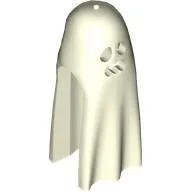 Costume Ghost Shroud, Open Mouth, Pin Hole / Glow in Dark White