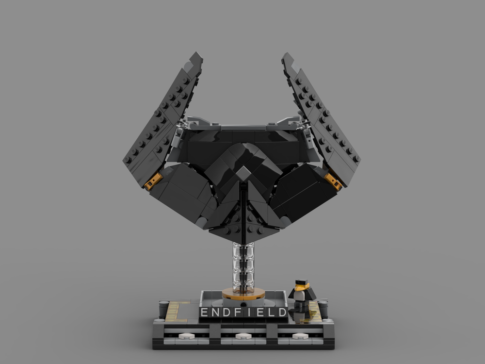 Lego 1:1 Endministartor's Mask Display [Arknights Endfield]