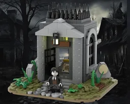 The Crypt Wednesday Addams family