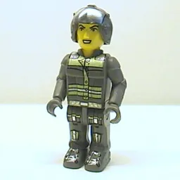 Juniors Midifig, Res-Q - Open Faced Helmet without Sunglasses / Dark Gray